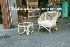 Bộ bàn ghế mây phòng ngủ