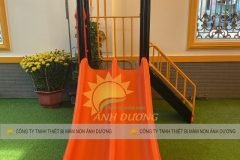 Cầu trượt trẻ em máng trượt đôi nhập khẩu, cầu trượt ngoài trời trẻ em
