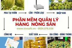 Phần mềm quản lý thu mua, chế biến Nông sản