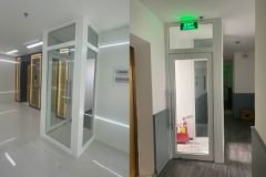 Khả năng chống bức xạ nhiệt của cửa kính chống cháy tại dự án Tòa nhà Phòng khám