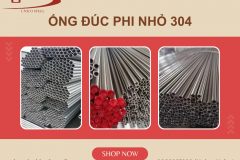 Ống đúc phi nhỏ 304 _ Unico Steel