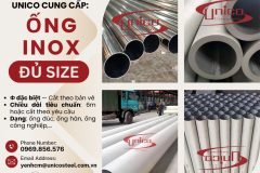 BÁN ỐNG INOX ĐỦ QUY CÁCH – HÀNG SẴN KHO