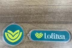 Móc khóa nhựa mềm in quảng cáo