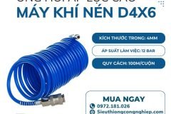 ỐNG HƠI ÁP LỰC CAO PHI 4X6MM CHÍNH HÃNG NHIỀU MÀU SẮC GIÁ TỐT