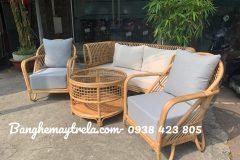 Sofa mây tự nhiên cho phòng khách