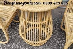 Bàn mây tự nhiên decor