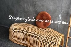 Ghế mây uốn caro