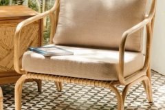 Ghế đơn mây armchair