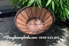 Giỏ mây nhựa trưng trái cây hoa quả
