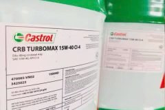 Dầu động cơ Castrol CRB Turbomax 15W40 CI-4 phuy 209L chính hãng.