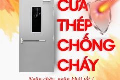 Cửa thép chống cháy: "Lá chắn thép" bảo vệ an toàn cho công trình hiện đại