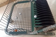 Rổ sắt xe nhặt bóng golf, phụ kiện xe nhặt bóng golf