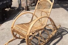 Ghế bập bênh mây tre