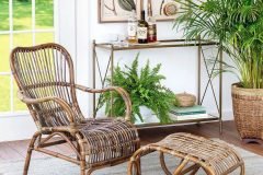 Ghế mây đọc sách phòng ngủ