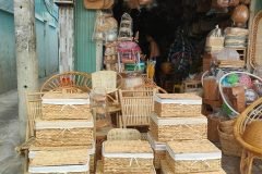 Giỏ chữ nhật đựng đồ mây tre đan