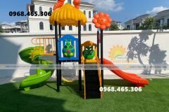Cầu trượt liên hoàn trẻ em ngoài trời, cầu trượt trẻ em nhập khẩu