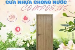 Cửa nhựa Composite chống nước: Giải pháp tối ưu cho không gian sống hiện đại