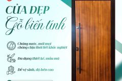 Cửa gỗ biến tính: Giải pháp bền vững và đẳng cấp cho kiến trúc hiện đại