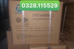 Vitamin C nguyên liệu, Ascorbic Acid 99%, tăng sức đề kháng, giảm stress, thú y,