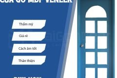 Cửa Gỗ Công Nghiệp MDF Veneer – Giải Pháp Sang Trọng, Bền Đẹp Cho Mọi Không Gian