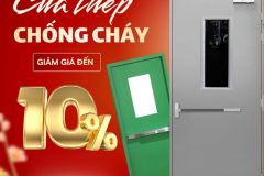 Cửa thép chống cháy bảo vệ tối đa cho công trình