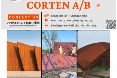 CUNG CẤP THÉP CORTEN A/B – THÉP CHỐNG THỜI TIẾT, THẨM MỸ CAO