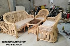 Sofa mây tự nhiên cây đóng hiện đại