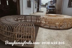 Ghế mây cao cấp uốn lượn