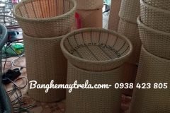 Rổ trưng trái cây giả mây