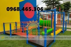 Bộ vận động thể chất mầm non, thang leo thể chất trẻ em