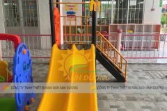 Cầu trượt mầm non nhập khẩu, cầu trượt trẻ em ngoài trời