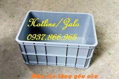 Sản xuất màu thùng nhựa theo yêu cầu, thùng nguyên sinh, thùng kín có  nắp đậy