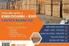 Phần mềm quản lý mua bán, gia công kho Gỗ nguyên liệu, ván ép, pallet