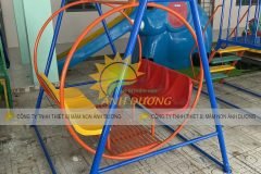 Xích đu trẻ em cho trường lớp mầm non, khu vui chơi, công viên