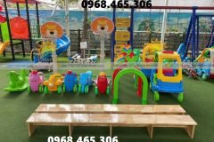 xe chòi chân, bập bênh mầm non, trụ bóng rổ mầm non