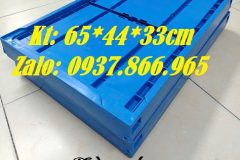 Thùng nhựa gấp gọn tiết kiệm diện tích, thùng nhựa đặc xếp gọn