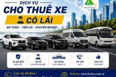 CHO THUÊ XE CÓ LÁI TỪ 4 – 45 CHỖ GIÁ TỐT, PHỤC VỤ 24/7