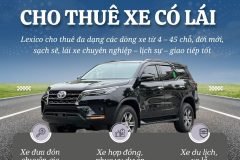 Dịch Vụ Cho Thuê Xe Ô Tô Có Lái – Phục Vụ Đa Dạng Các Dòng Xe