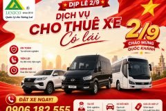 Xe Có Lái Dịp 2/9 – Đón Tận Nơi, Đi Tận Chỗ Tại Hải Phòng Và Các Tỉnh Lân Cận