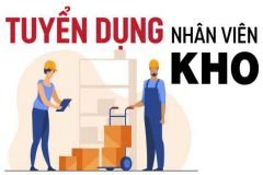 Tuyển NV Nam Kho có sức khoẻ kiểm tra hàng hoá làm ngay tại Q12