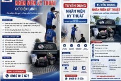 Cơ Điện Lạnh tuyển LĐPT, học nghề, CTV làm ở Thủ Đức