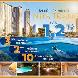 Chỉ từ 279 triệu có căn hộ nghỉ dưỡng 5* tại Tp Nha Trang tằng Full NT cao cấp