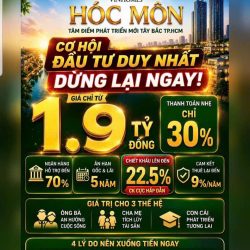 CHỈ CÓ TẠI VINHOMES HÓC MÔN – CƠ HỘI SỞ HỮU ĐẠI ĐÔ THỊ ĐẲNG CẤP.