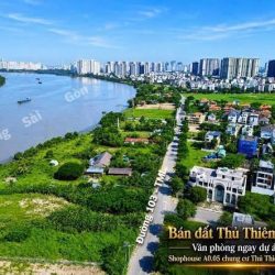 Bán lô góc mặt tiền đường 103-TML thuộc khu vila thủ thiêm , quận 2