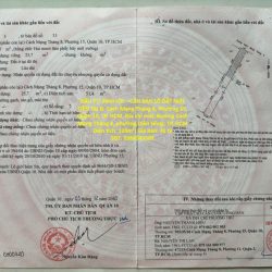 ĐẦU TƯ SINH LỜI  –CẦN BÁN LÔ ĐẤT MẶT TIỀN TẠI Đ. Cách Mạng Tháng 8, Phường 15,