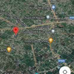 Bán đất nền, ngay trung tâm thị trấn Đức Hoà, trả trước 50% đến khi nhận sổ