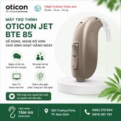 Máy trợ thính Oticon Jet BTE 85 – dễ dùng, nghe rõ hơn cho sinh hoạt hàng ngày