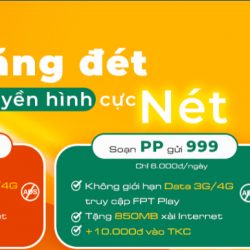 FPT Play data: CTKM Data cực chất – Lướt net là nhất (01/04 - 29/06/2024)