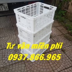 Sọt nhựa nguyên sinh, phân phối sọt nhựa toàn miền bắc, sọt màu trắng