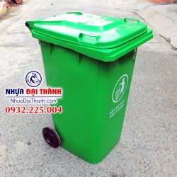 Thùng rác 240 Lít nhựa nguyên sinh HDPE- Nhiều màu sắc